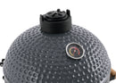 Landmann Kamado 16 pouces Gris - Barbecue Charbon Céramique - Pierre à Pizza MLS - Ø35,5 cm