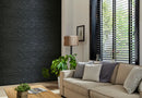 Wall tile Tasso Black 18.5x57 cm ultralight