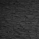 Wall tile Tasso Black 18.5x57 cm ultralight