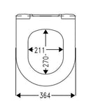 Cedo Vero beach Toilet seat/siège toilet White