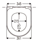 Cedo Caldera Toilet seat/siège toilet White