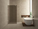Less inloopdouche 900 x 2000 x 8 mm nano vintage brons glas/mat wit