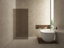 Less inloopdouche 1000 x 2000 x 8 mm nano vintage brons glas/chroom