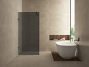 Less inloopdouche 900 x 2000 x 8 mm nano rookglas glas/mat zwart