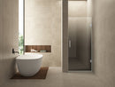 Less nisdeur rechts 700 x 2000 x 8 mm nano spiegelrook- naar helder glas/geborsteld staal