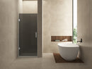Less nisdeur 800 x 2000 x 8 mm nano rookglas/chroom