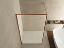 Square inloopdouche 900 x 2000 x 8 mm nano helder glas/geborsteld brons koper
