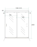 dubbele-nis-schuifdeuren 1400x2000