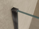 Slim profielset met stabilisatiestang 120 cm gunmetal
