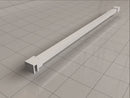Slim stabilisatiestang 120 cm mat wit