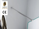 Graffic inloopdouche 900 x 2000 x 10 mm nano safety glass folie helder glas/chroom