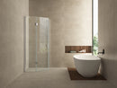 Pento cabine met 1 draaideur 1000 x 1000 x 2000 x 8 mm nano helder glas/chroom