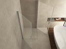 Salone cabine met 2 draaideuren 1000 x 1000 x 2000 x 8 mm nano helder glas/chroom