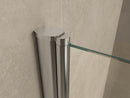Salone cabine met 2 draaideuren 1000 x 1000 x 2000 x 8 mm nano helder glas/chroom