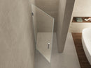 Less nisdeur 700 x 2000 x 8 mm nano helder glas/chroom