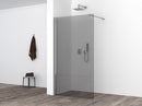 Comfort inloopdouche 800 x 2000 x 10 mm nano rookglas/chroom