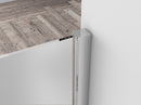 Comfort inloopdouche 1200 x 2000 x 10 mm nano melkglas/chroom