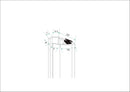 jeu de bandes magnétiques 8mm chr. pour porte battante + mur