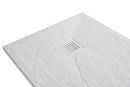 Stonea douchebak antislip composiet 900x1200x30 mm inkortbaar mat wit