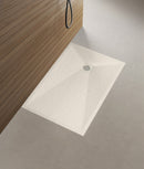 Stonea douchebak antislip composiet 900x1200x30 mm inkortbaar beige