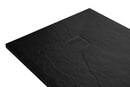 Stonea douchebak antislip composiet 800x900x30 mm inkortbaar mat zwart