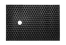 Stonea douchebak antislip composiet 900x900x30 mm inkortbaar mat zwart