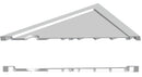 luxe douchebak SMC vierkant 900x900x40 wit