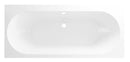 Portus RD inbouw duo ligbad 180x80x49 cm acryl glans wit
