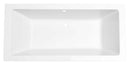 Santino SQ inbouw duo ligbad 180x80x49 cm mat wit