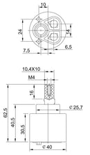 Keramisch binnenwerk 40mm laag model