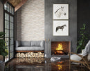 Wall tile Farilya Gri 25x45 cm Rectangle - Porcelain Matt Interlocking - Stone look Gray tint
