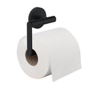 Alonzo toiletrolhouder zonder klep mat zwart