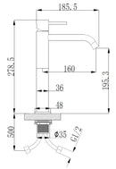 Robinet de lavabo Style XL haut chrome