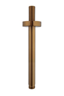Caral douchearm met plafondbevestiging 20 cm geborsteld brons koper