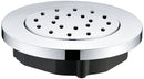 inbouw verstelbare zijdouche rond 135mm ABS chr