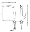 Tarma mitigeur de cuisine blanc/chrome