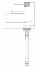 Ribbd fountain tap 1/2" chrome
