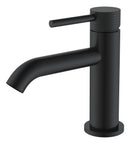 Ribbd fonteinkraan 1/2" mat zwart