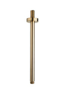 Caral douchearm met plafondbevestiging 30 cm geborsteld messing