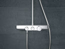 Nuovo thermostatische regendoucheset opbouw met planchet chroom