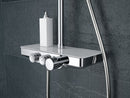 Nuovo thermostatische regendoucheset opbouw met planchet chroom