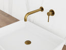 Mitigeur de lavabo encastrable Sirio 23,5 cm, or brossé