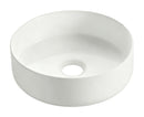 Colosso waskom rond 36 x 12 cm keramiek mat wit
