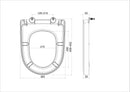 Vilona toilet seat gloss white