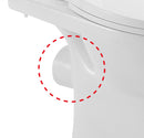 Duoblok toilet staand rimless PK met toiletzitting glans wit