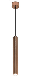 Oriona hanglamp dimbaar IP44 geborsteld brons koper