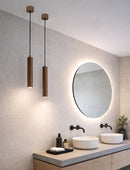 Oriona hanglamp dimbaar IP44 geborsteld brons koper
