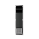 Rocko toiletrolhouder met klep en reserverolhouder inbouw mat zwart