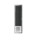 Rocko reserverolhouder inbouw mat wit