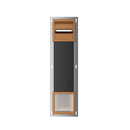 Rocko toiletrolhouder zonder klep en reserverolhouder inbouw geborsteld brons koper